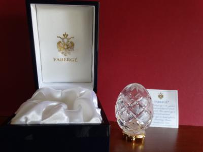 Faberge Imperial egg numbered- COA- numbered - Original box with eagle-24K gold finished 2