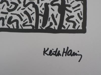 Keith HARING: Happy Mickey - Sérigraphie signé et numérotée 2