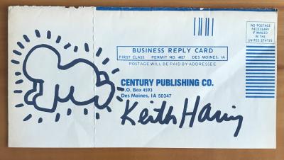 Keith HARING (1958-1990) - Bébé radiant, dessin au feutre avec certificat 2