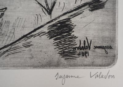 Suzanne VALADON - Femmes et enfant au bord de l’eau : Gravure originale signée, 1904 2