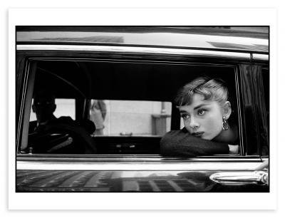 Dennis STOCK - Audrey in a car - Affiche