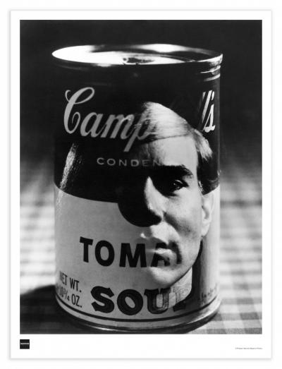 Philippe HALSMAN - La réflexion d’Andy Warhol, 1968 - Affiche