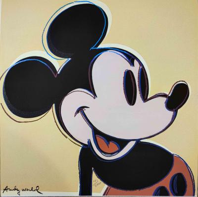 Andy WARHOL (d’après) - Mickey - Granolithographie