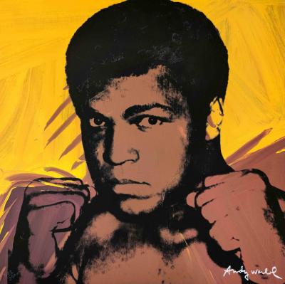 Andy WARHOL (d’après) - Mohamed Ali - Granolithographie