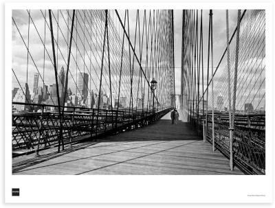 Ingé MORATH - Le Pont de Brooklyn, 1961 - Affiche