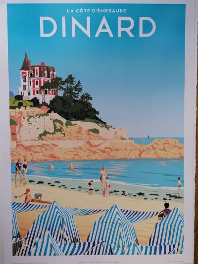 Bretagne - Dinard, les Roches Brunes - Affiche