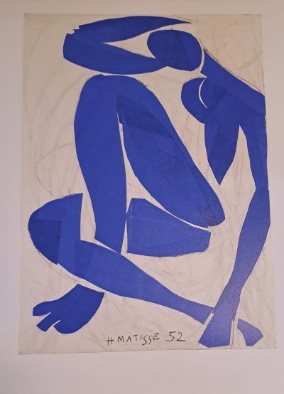 Henri Matisse (d’après) - Nu bleu IV - Tirage d’art de luxe
