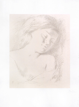 BALTHUS - Jeune fille endormie, 1994 - Lithographie signée au crayon 2