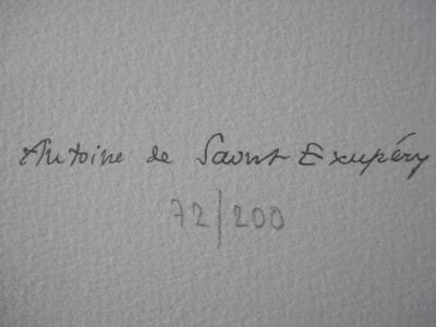Antoine de Saint-Exupéry - Série des 12 lithographies, 72/200 Lithographies 2