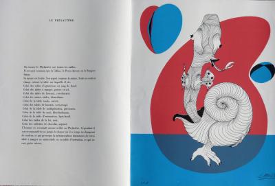 Labisse Félix (1905  - 1982) Histoire Naturelle,  Trente lithographies originales en couleurs et trente poèmes 2